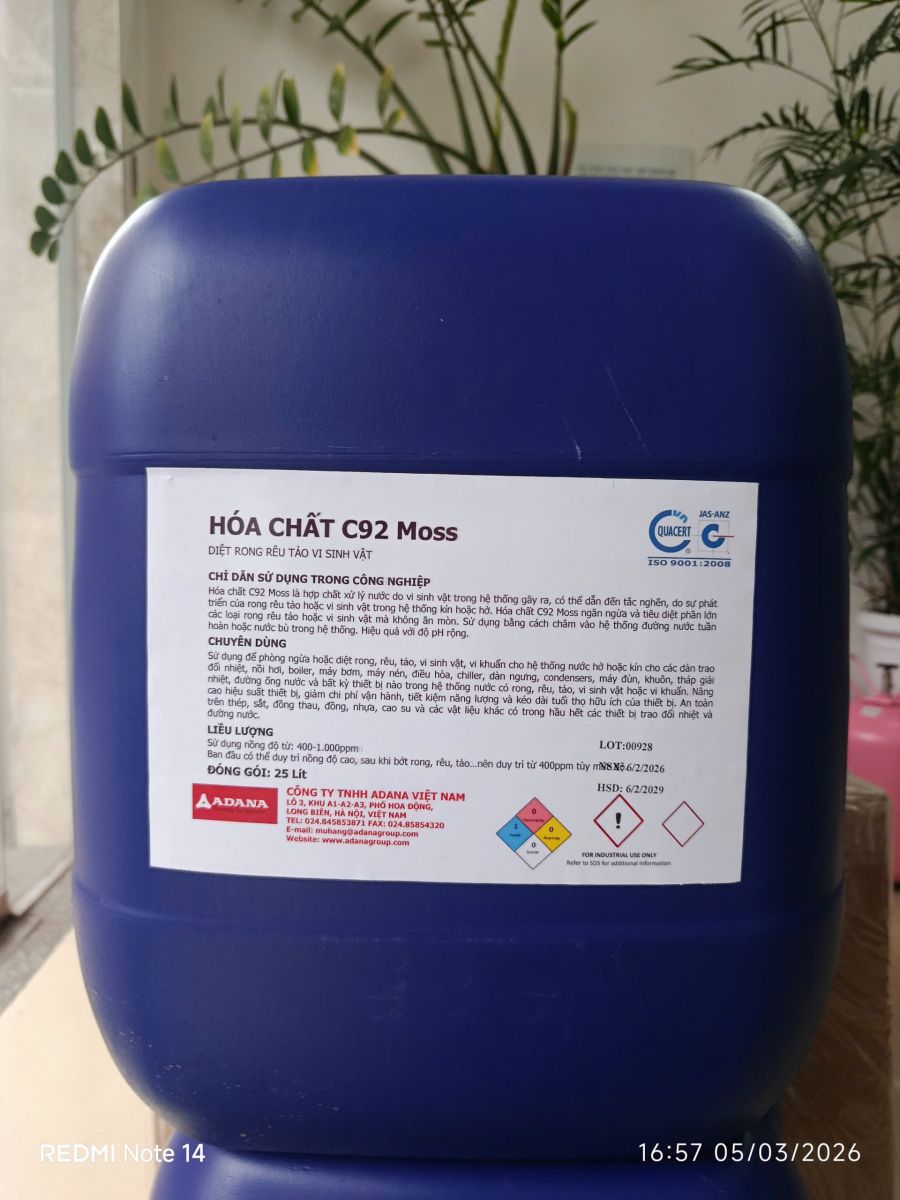 Hóa chất chống rong rêu