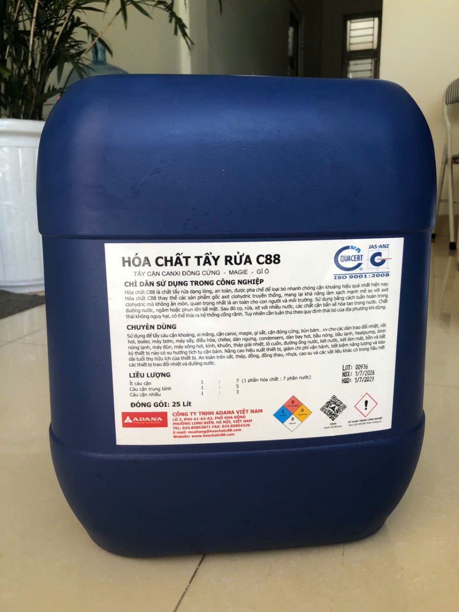 Hóa chất tẩy cấu cặn C88