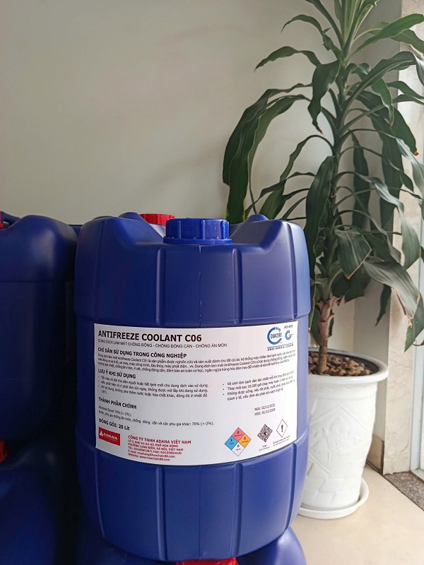 Nước làm mát C06 cho máy lạnh điều hoà chiller đến âm 16 độ