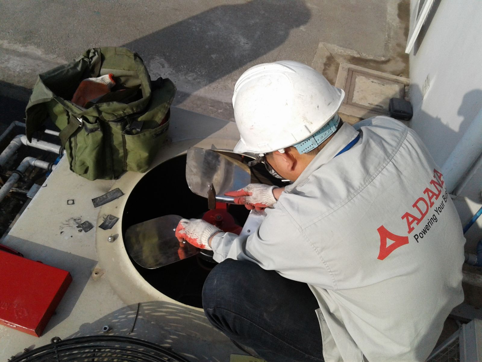 Sửa chữa quạt chiller điều hòa trung tâm