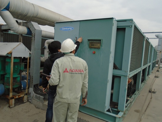 Bảo dưỡng tháp giải nhiệt chiller tại Hải Phòng