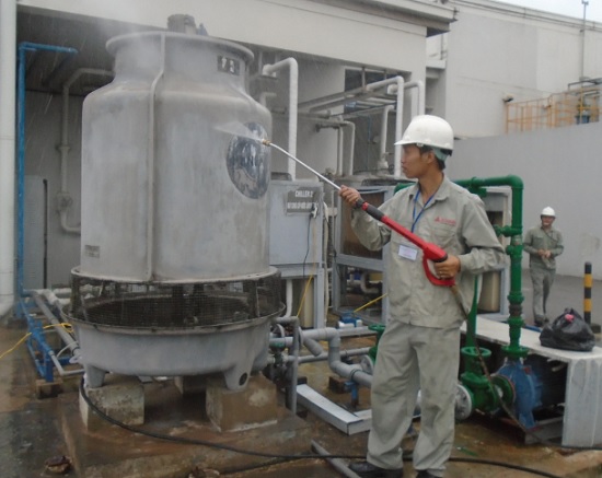 Bảo dưỡng tháp giải nhiệt tại Hưng Yên